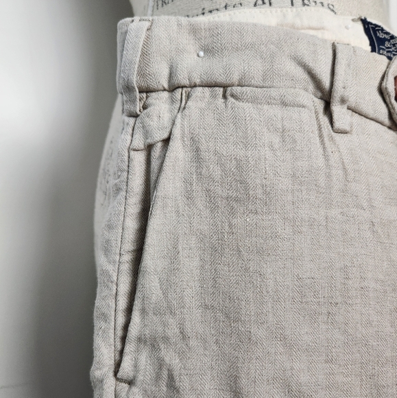 Athletic Slim linen chinos - Picture 4 of 13